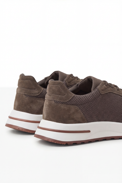 Stresa Sneaker Cioccolato de Menielle, par completo, vista posterior