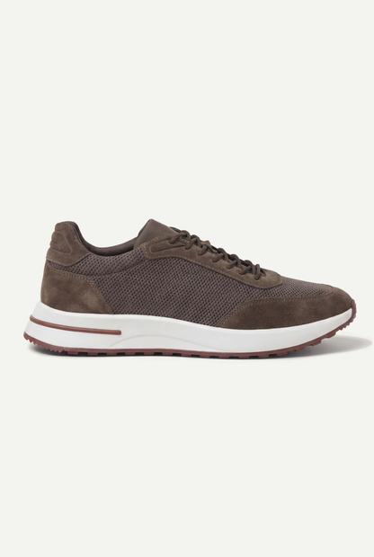 Stresa Sneaker Cioccolato de Menielle, vista lateral