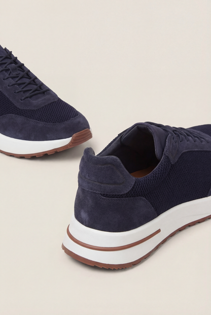 Stresa Sneaker Navy de Menielle, vista tres cuartos