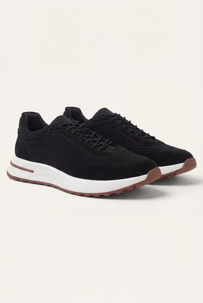 Stresa Sneaker Nero de Menielle, par completo, vista lateral