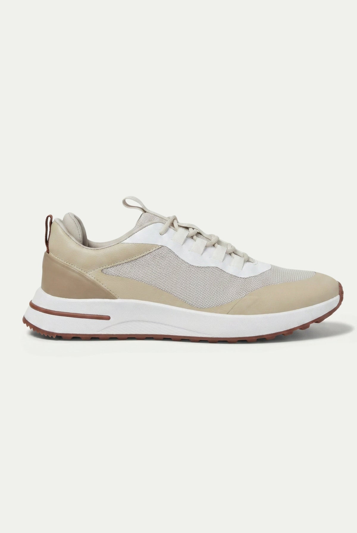 Taormina Sneaker Beige de Menielle, lateral