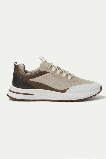 Taormina Sneaker Tostado de Menielle, lateral