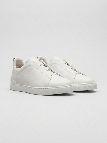 Vittorio Sneakers Blanc de Menielle, vista tres cuartos bajo
