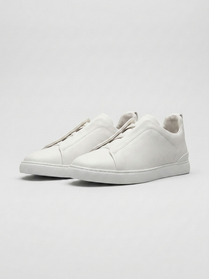 Vittorio Sneakers Blanc de Menielle, vista tres cuartos