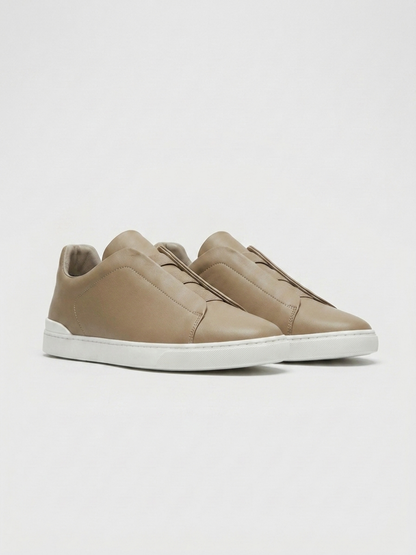 Vittorio Sneakers Kaki de Menielle, vista frontal