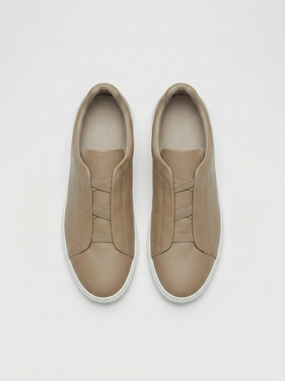 Vittorio Sneakers Kaki de Menielle, vista posterior