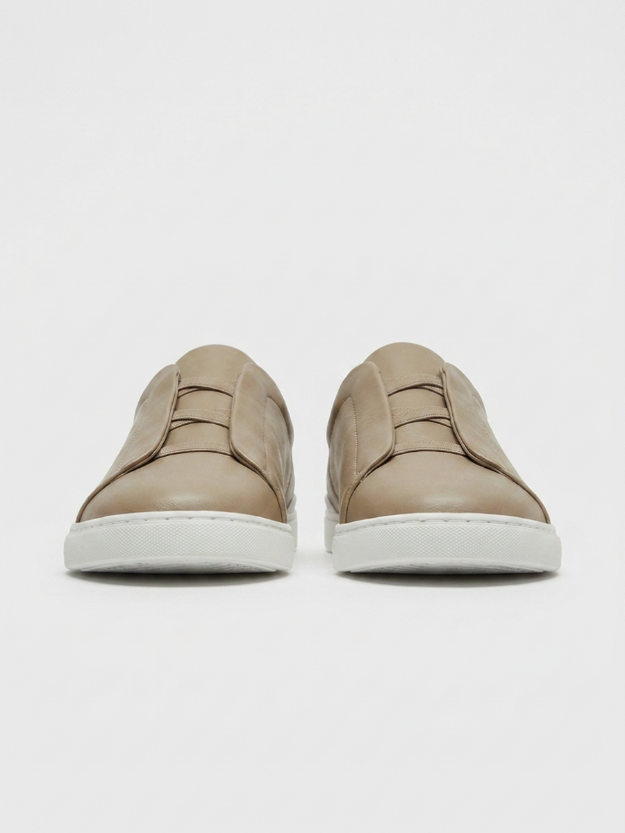 Vittorio Sneakers Kaki de Menielle, vista superior