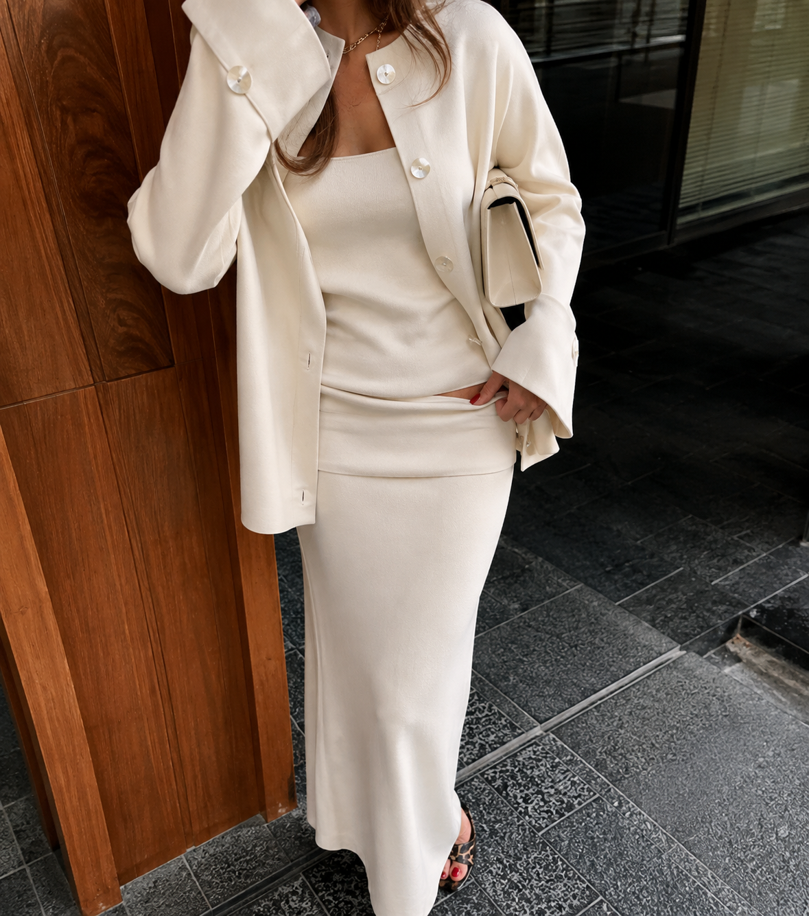 worn by you siena set beige
